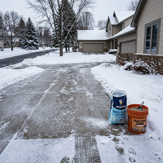 Icy Driveway