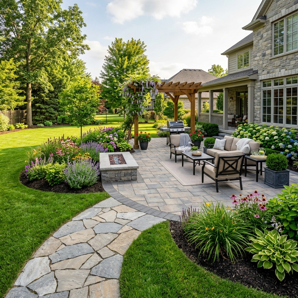 Custom Patio and Walkway Design